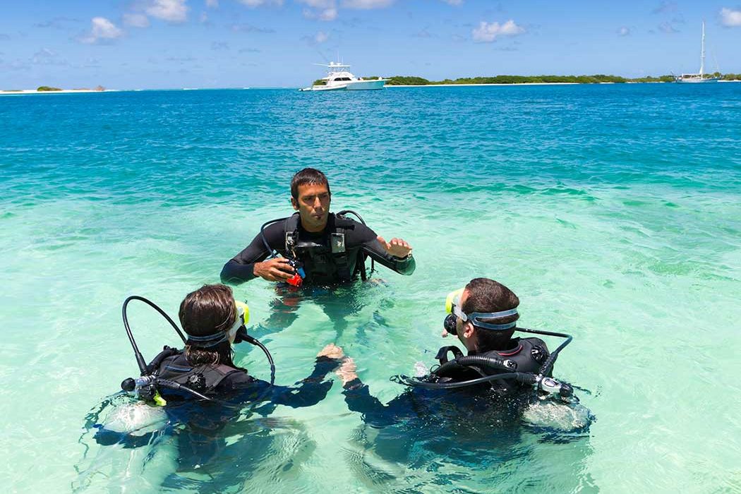 scuba diving training