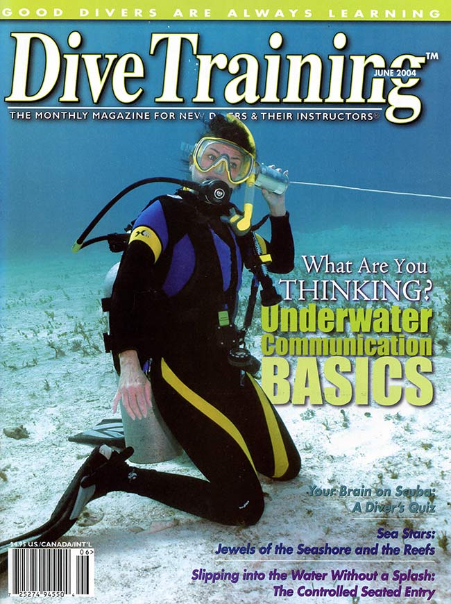 June 2004 Dive Training Magazine Scuba Diving Skills, Gear, Education