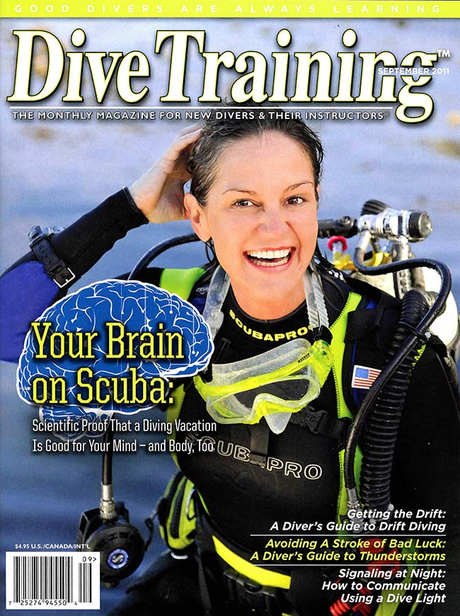 September 2011 Dive Training Magazine Scuba Diving Skills, Gear