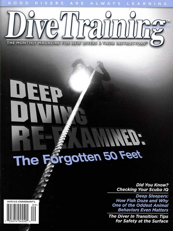 Scuba Diving | Dive Training Magazine, September 2012