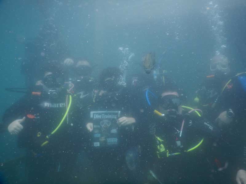 Dive Training Say Cheez