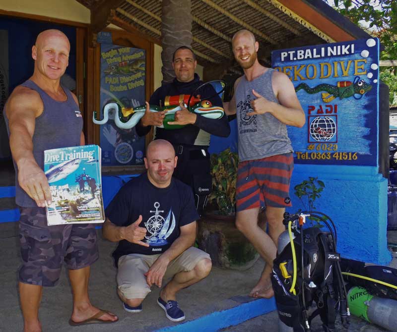 Dive Training Say Cheez