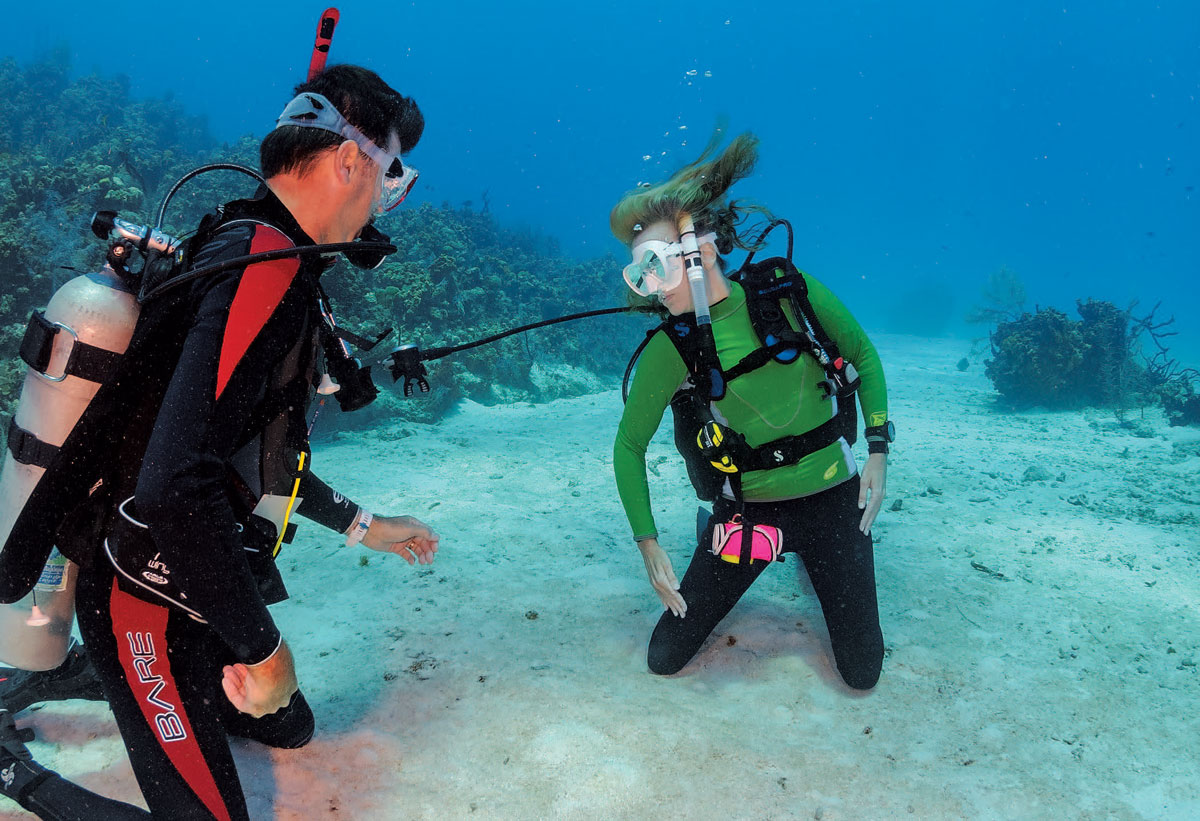 Making a Clean Sweep The Regulator Retrieval Skill Dive Training