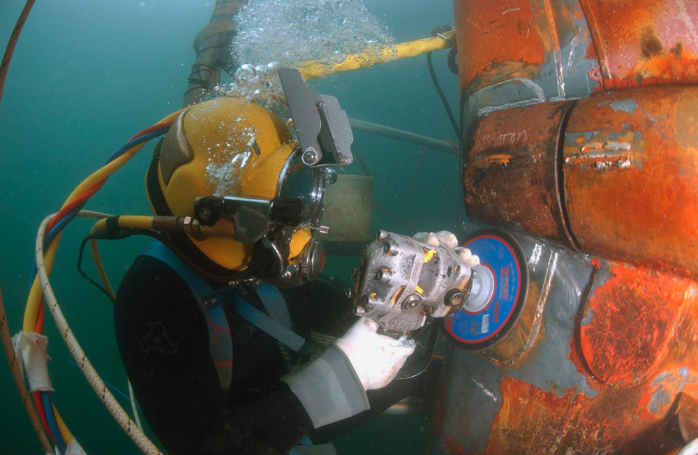 Navy commercial diver