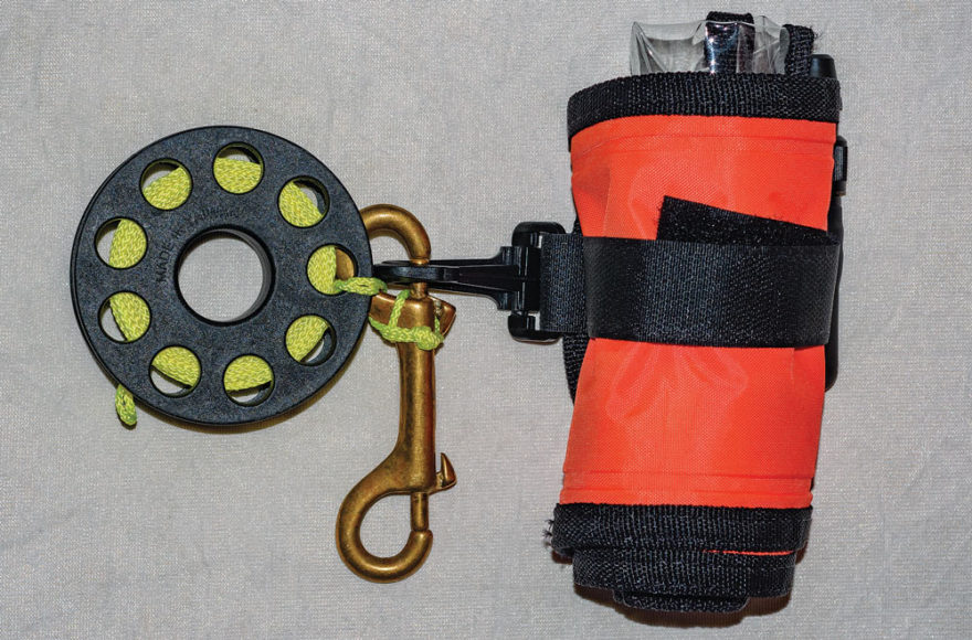 Scuba Diving Safety Sausage Tube Marker With Whistle - Inflated By Regulator Octopus, Promate Brand
